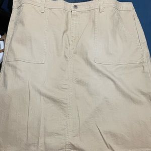 Venezia Lane Bryant khaki skirt